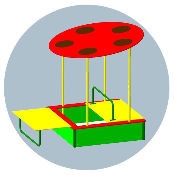 Песочница Божья коровка