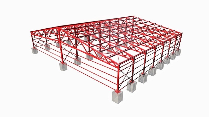 Проект ангара из сэндвич панелей 18X24X9,3 м - 432 м2