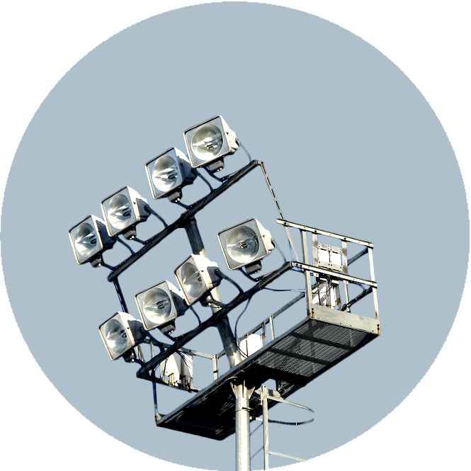 Мачты освещения со стационарной короной ВМОНТ-25