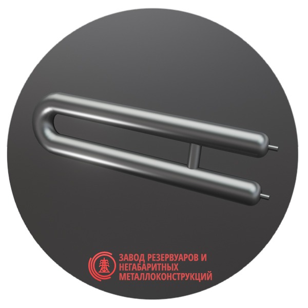 Регистры отопления двухрядные РЗЭ-2x48x2.0-5000 мм