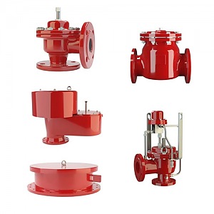 Клапаны на пониженное и повышенное давление с огнепреградителем PROTEGO