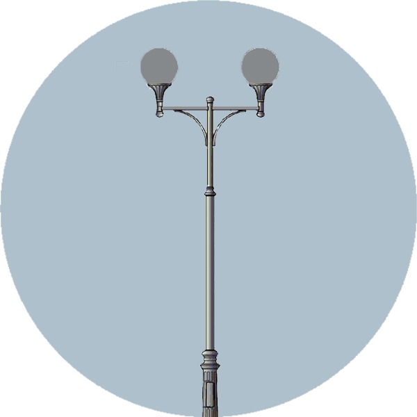 Декоративная опора освещения &quot;КО&quot; - 2 - 3,9