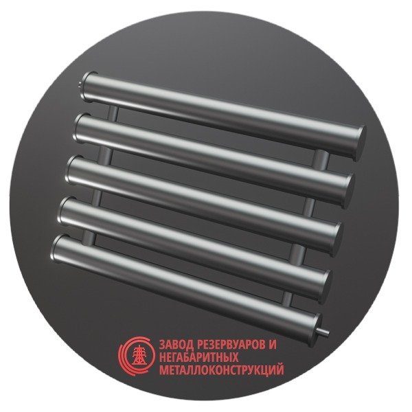 Регистры отопления пятирядные РСП-5x48x2.0-11000 мм