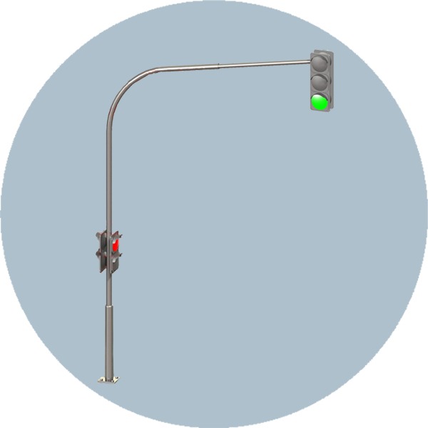 Светофорная опора ОГСГ-7,0-3,5