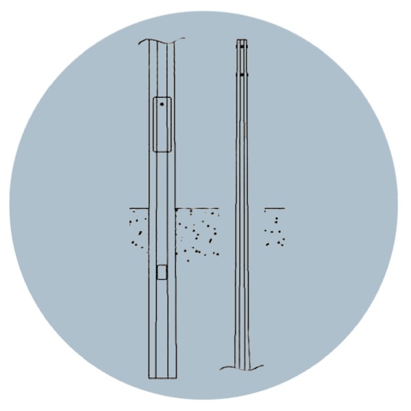 Опора освещения ОГК-10