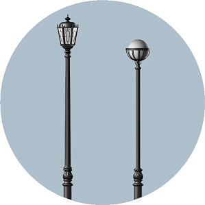 Кронштейн торшерный однорожковый К52-0,2-0-1-1