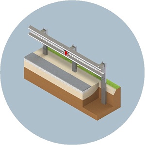 Барьерные дорожные ограждения 11ДО 130-0,75-2,0-1,5