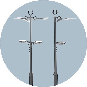 Декоративная опора освещения &quot;Колизей&quot; - 1 - 4,4